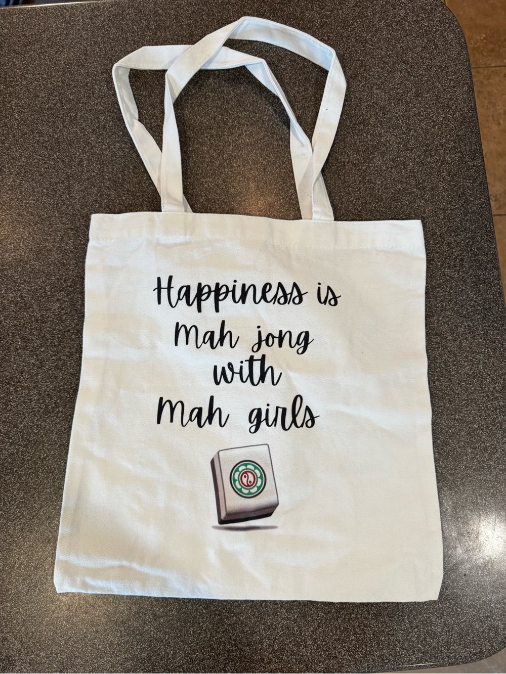 Mahjong Canvas Carrying Bag